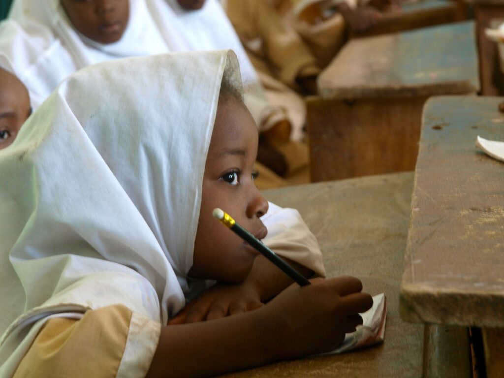 USAID providing aid in Nigeria to children in schools