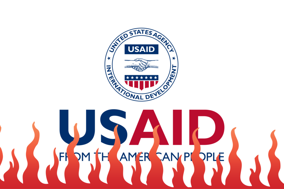 USAID logo representing the USAID aid cuts by the Trump administration