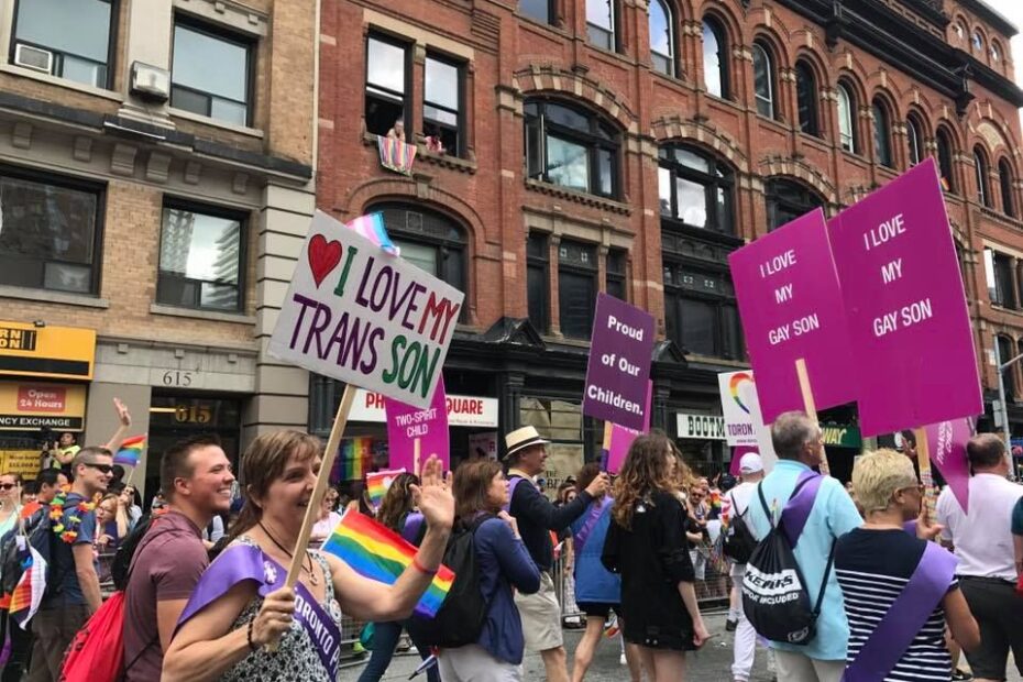 Photo of a Pride festival